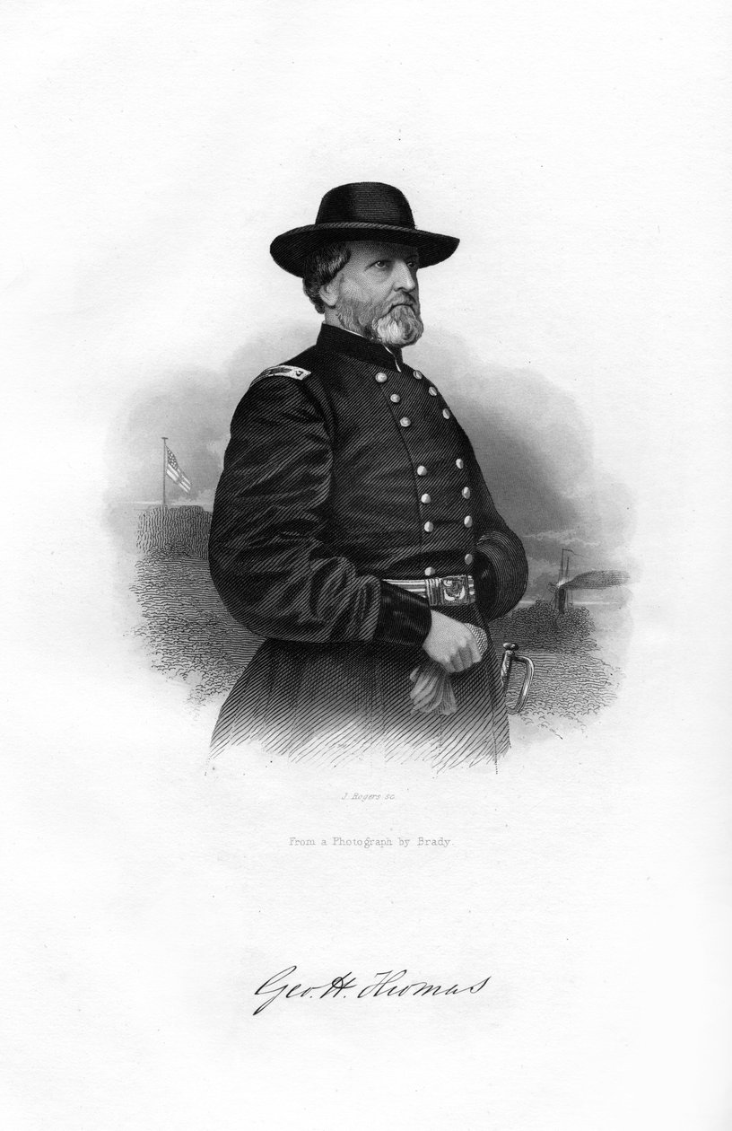 George Henry Thomas, generál Unie, 1862-1867. od J. Rogers