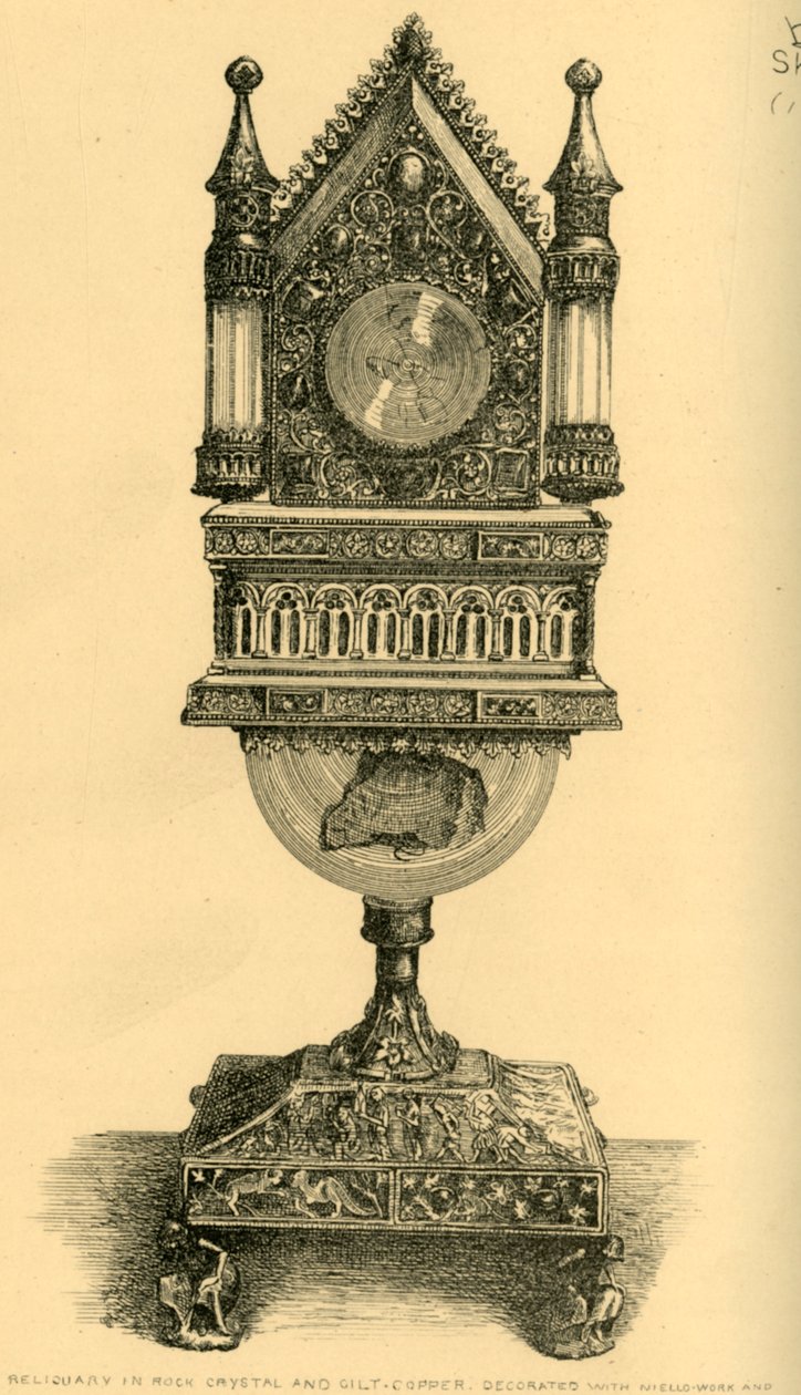 Relikviář, počátek 13. století, 1881. od J. S. Goepel