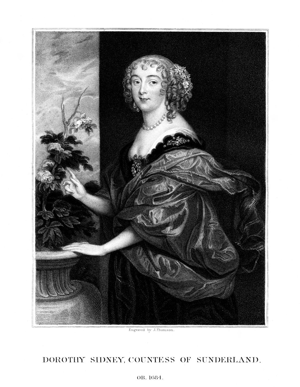 Dorothy Spencer, hraběnka ze Sunderlandu, 1823. od J. Thomson