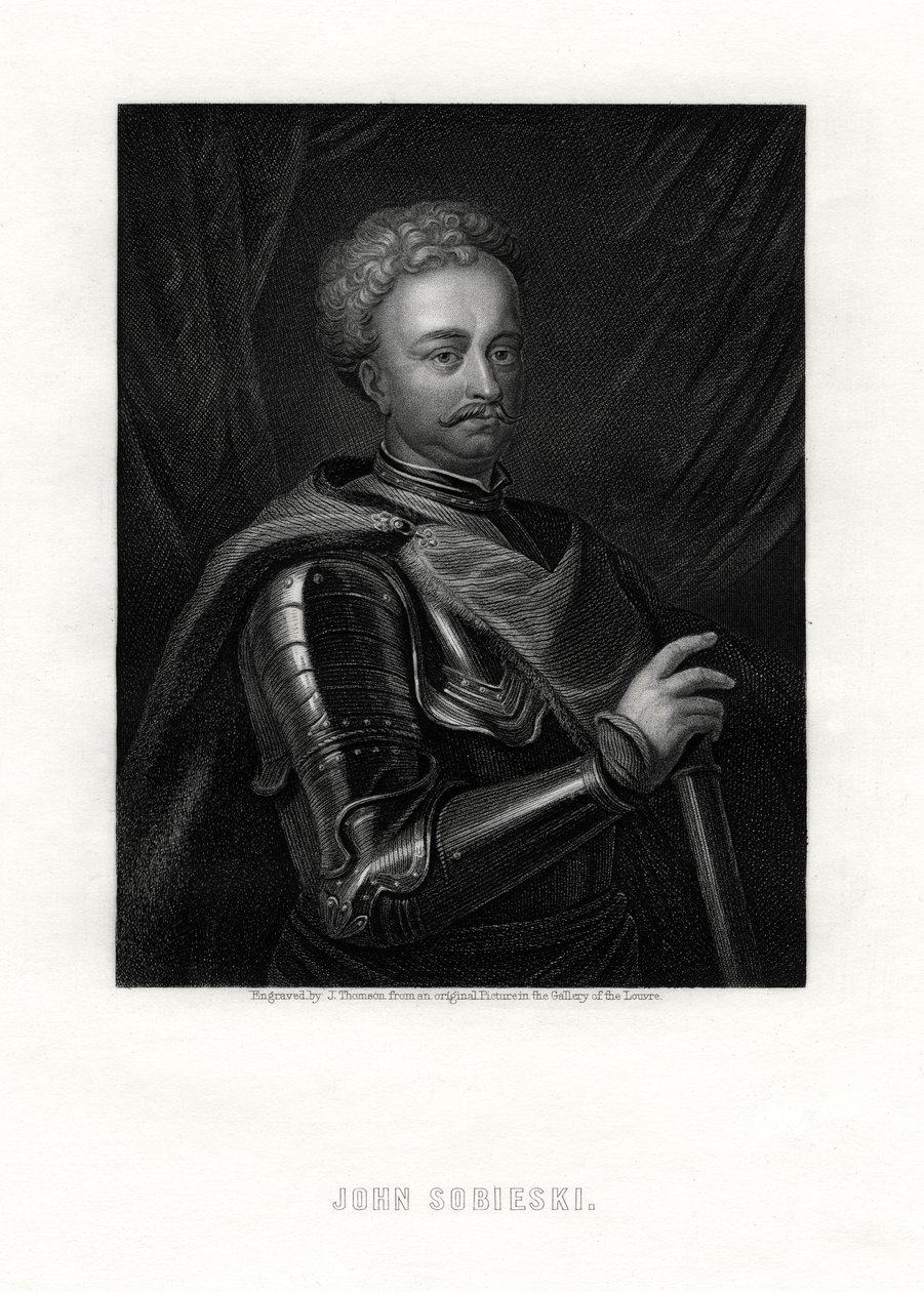 Jan III Sobieski, panovník Polsko-litevského společenství, 19. století od J. Thomson