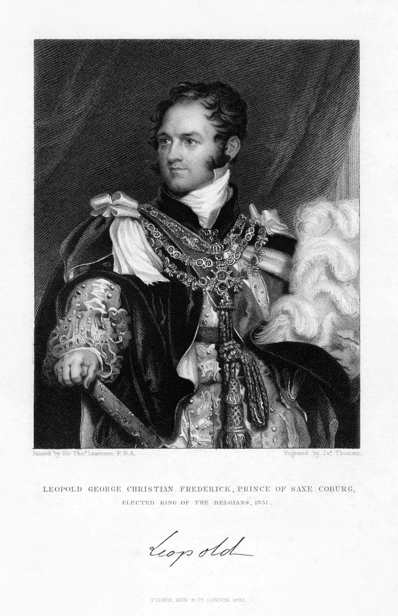 Leopold Saxe-Coburg and Gotha, 1831. od J. Thomson
