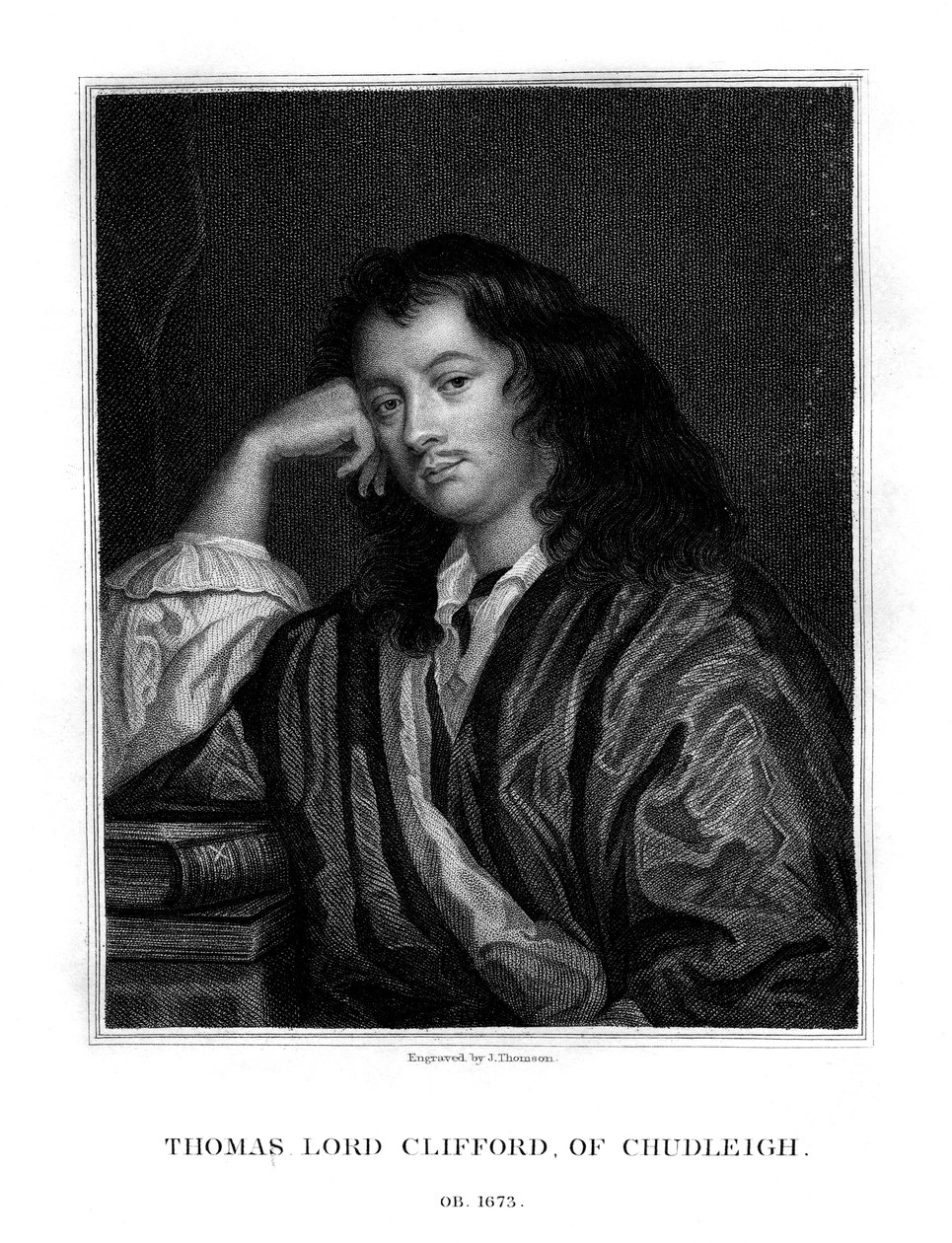 Thomas Clifford, 1. baron Clifford z Chudleigh, anglický státník a politik, 1828. od J. Thomson