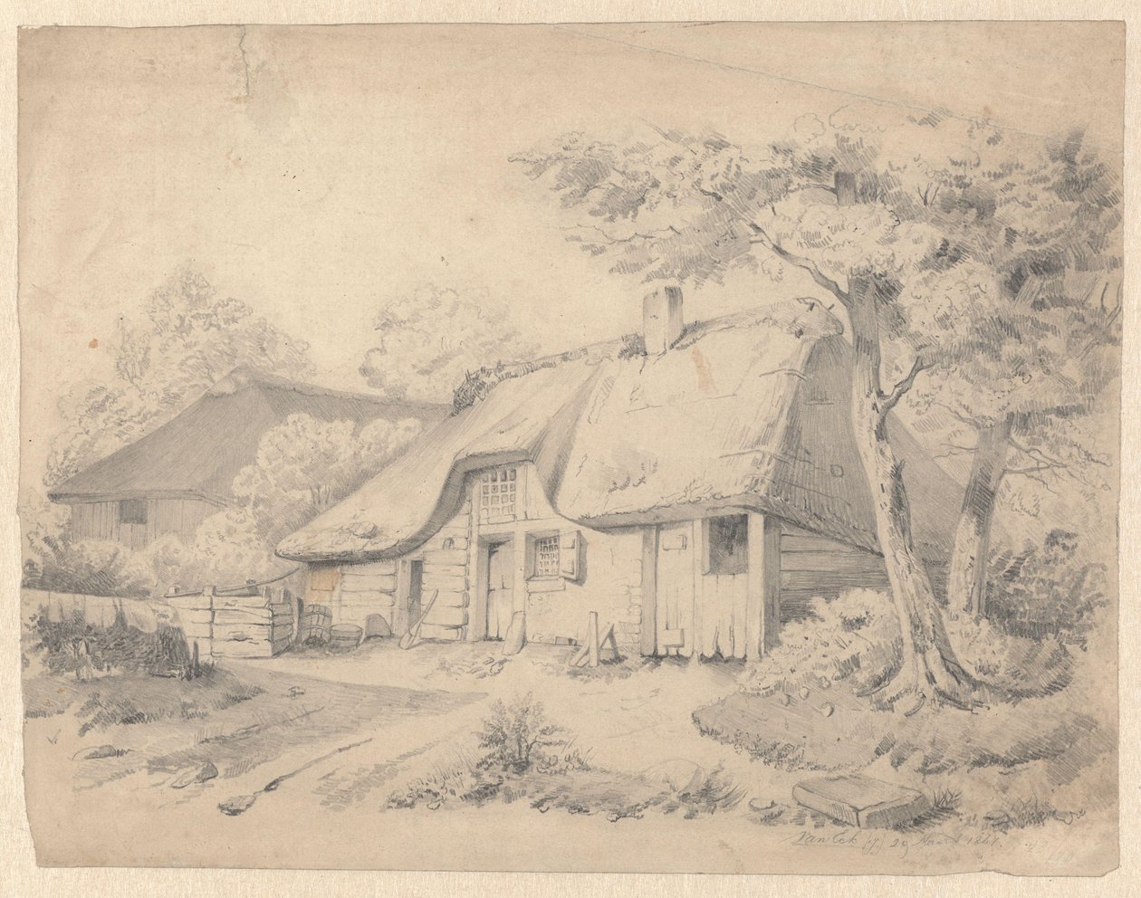 Farmářský statek od J. van Eck
