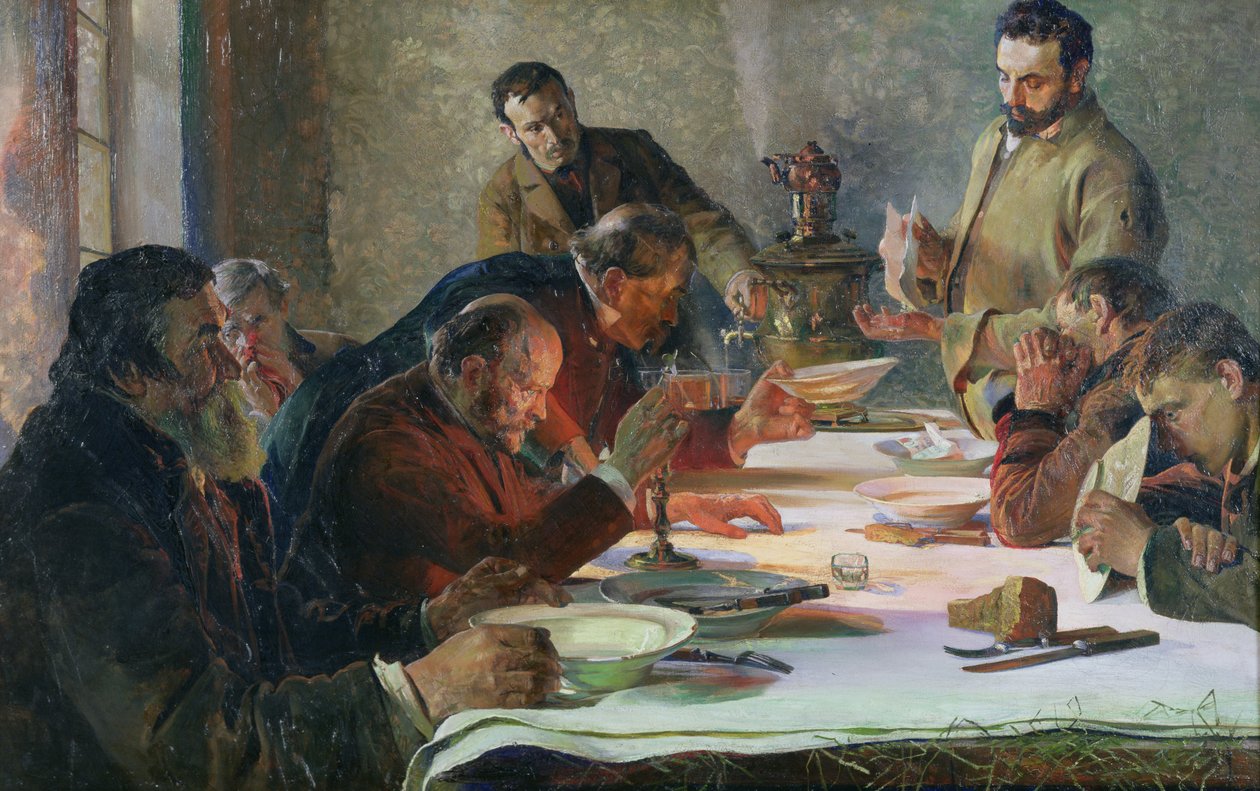 Štědrý večer na Sibiři, 1892 od Jacek Malczewski