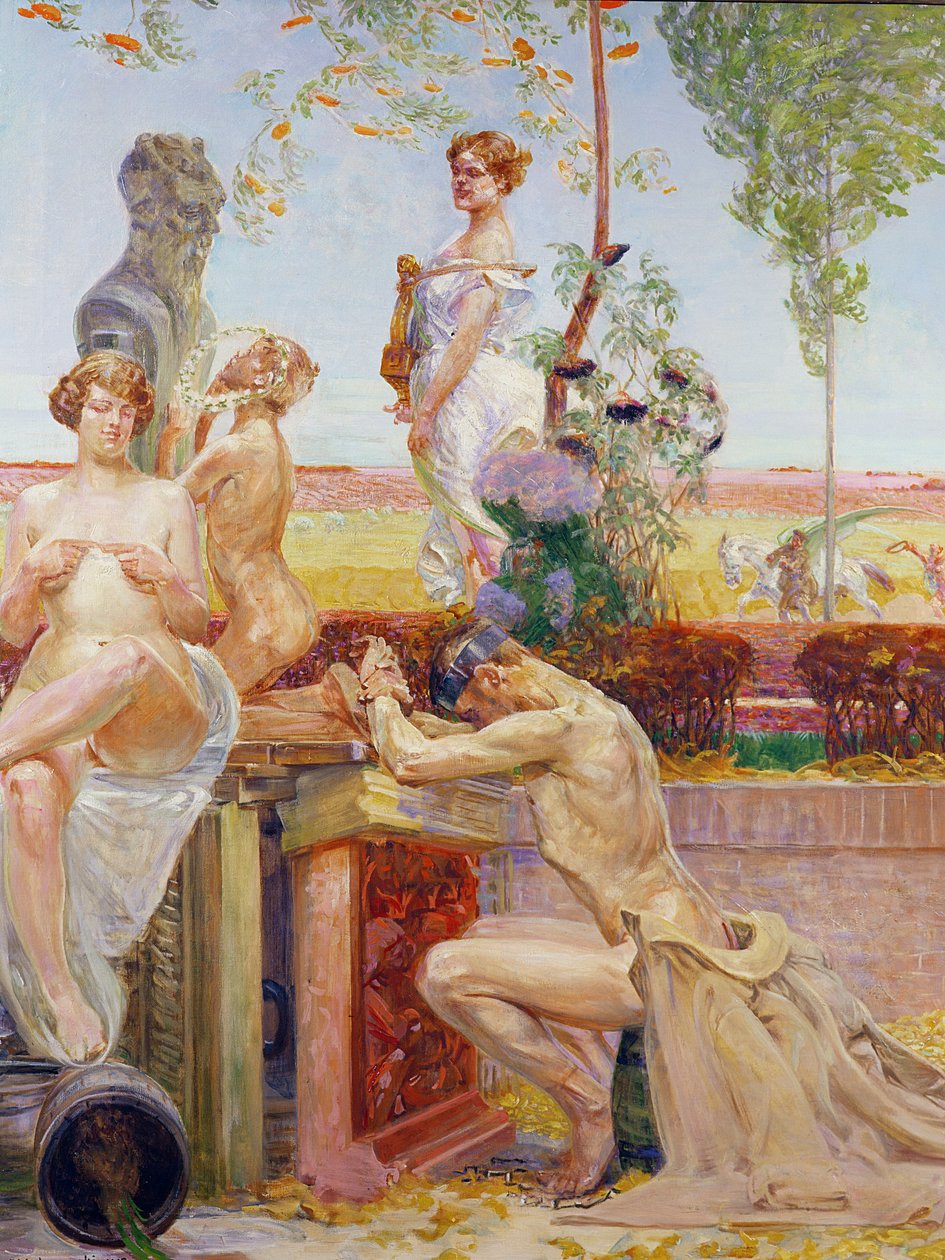Alegorické figury, 1913 od Jacek Malczewski