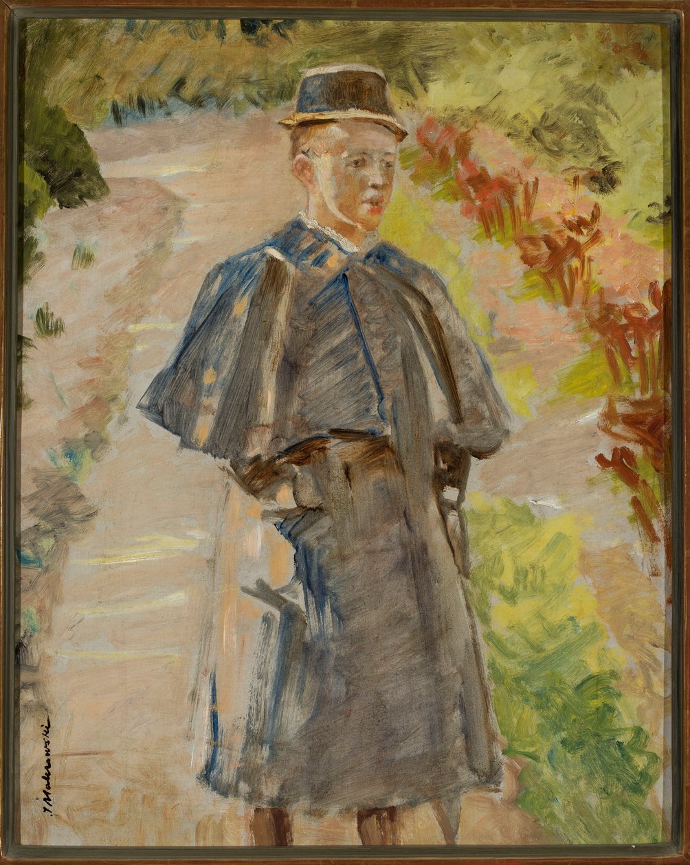 Chlapec v zahradě, skica (Rafał, umělcův syn) od Jacek Malczewski