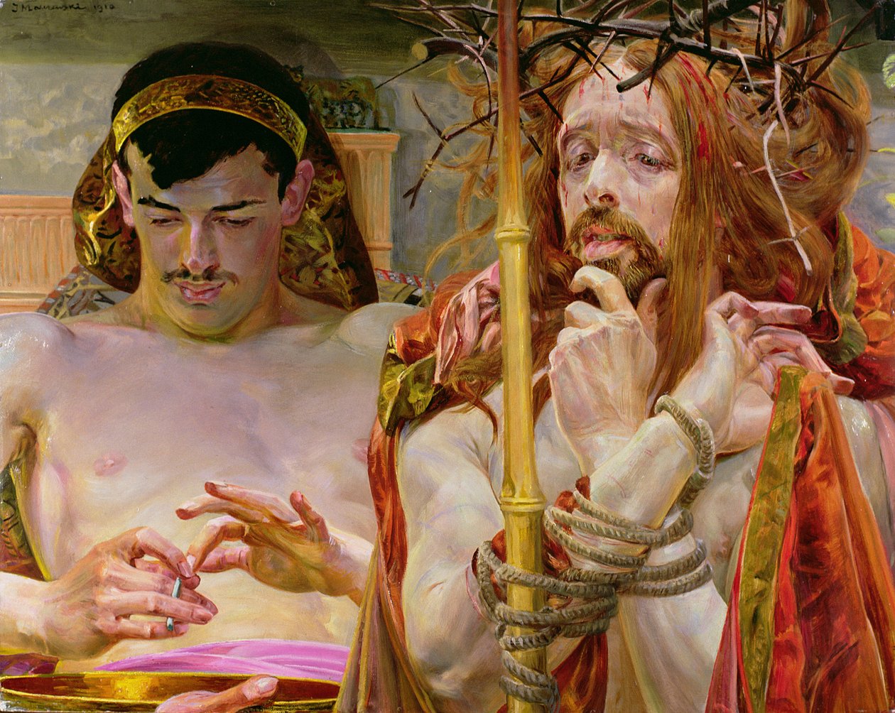 Kristus s Pilátem od Jacek Malczewski