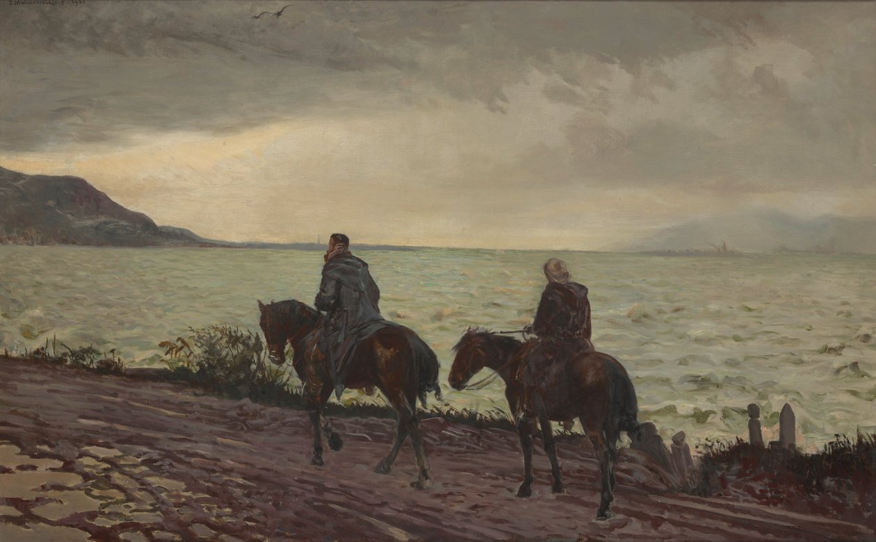 Don Quijote a Sancho Panza od Jacek Malczewski