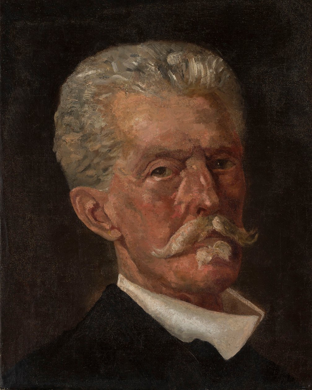 Mužská hlava od Jacek Malczewski