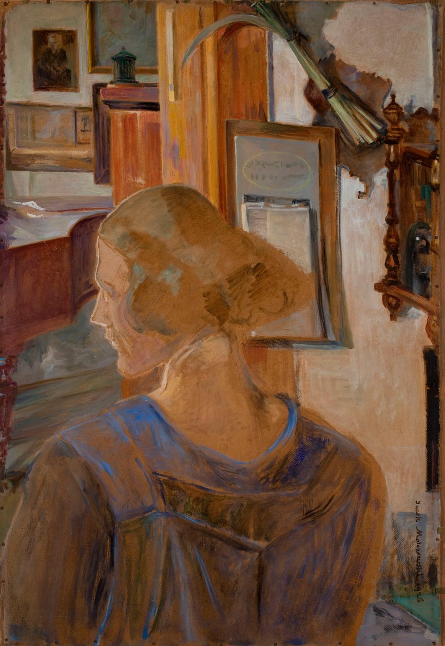 Julia, dcera umělce z Lusławic od Jacek Malczewski