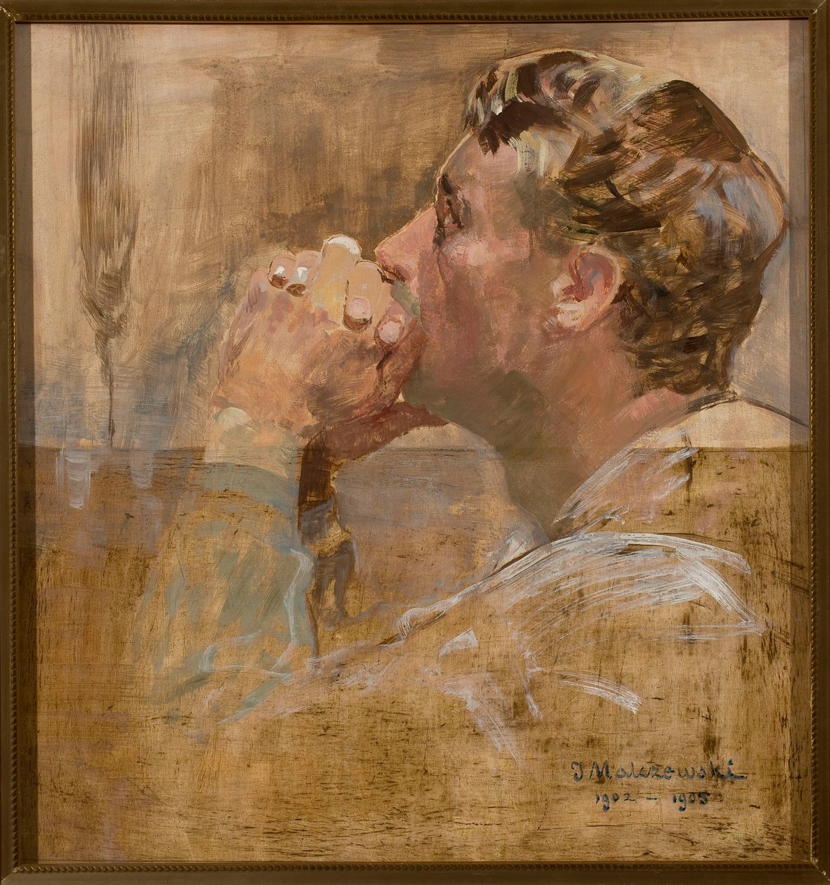 Modlící se muž od Jacek Malczewski