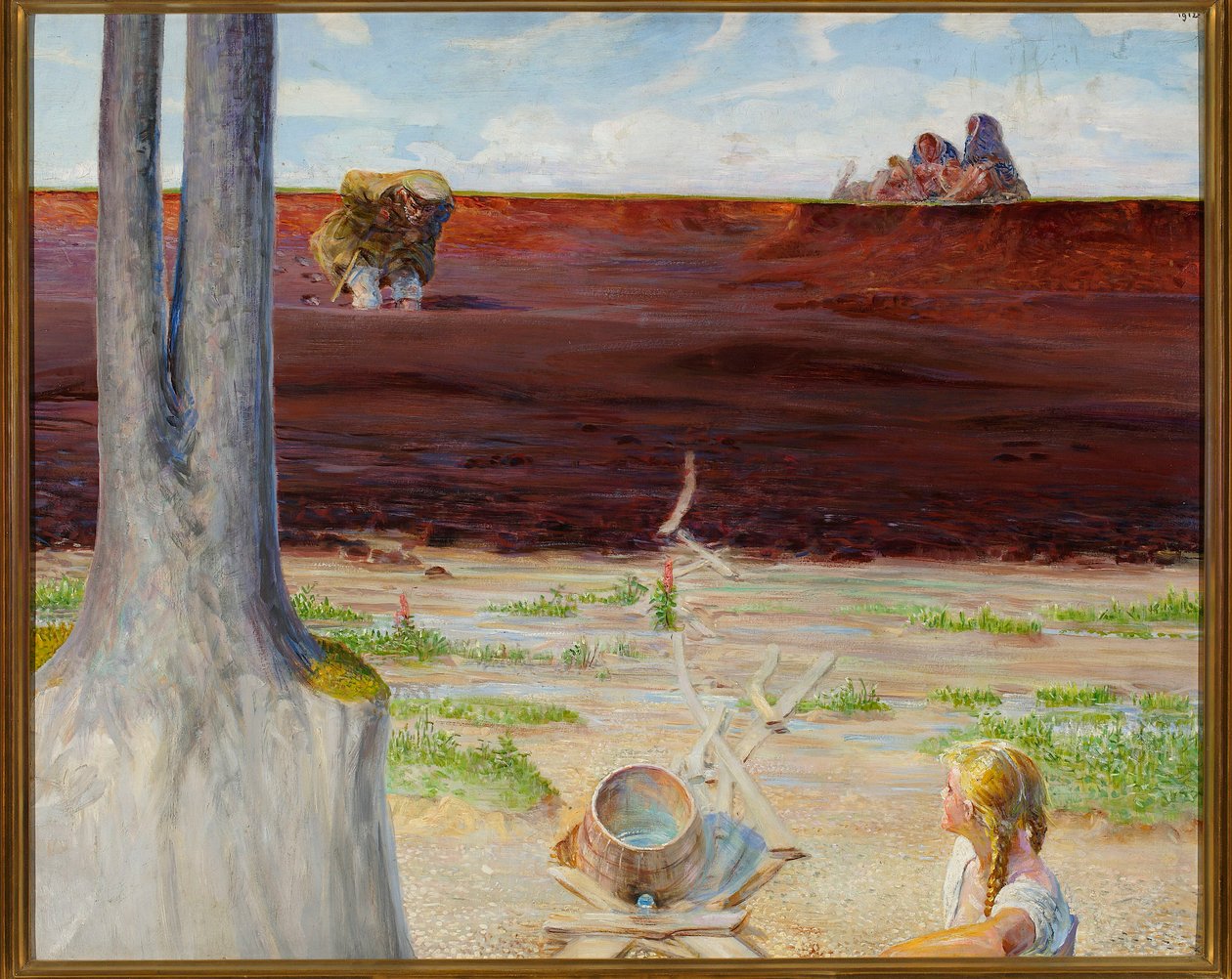 Můj život - levá část triptychu od Jacek Malczewski