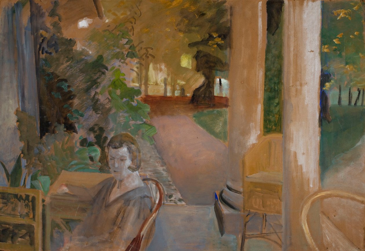 Na verandě od Jacek Malczewski