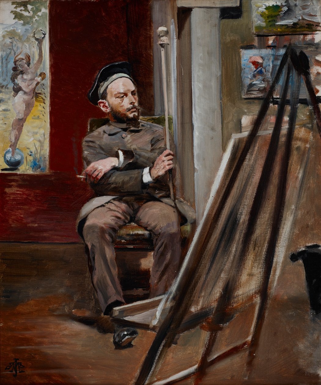 Portrét Stanisława Tondose, kolem roku 1902 (olej na plátně) od Jacek Malczewski