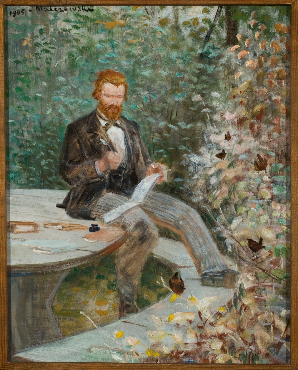 Portrét Adolfa Dygasińského od Jacek Malczewski