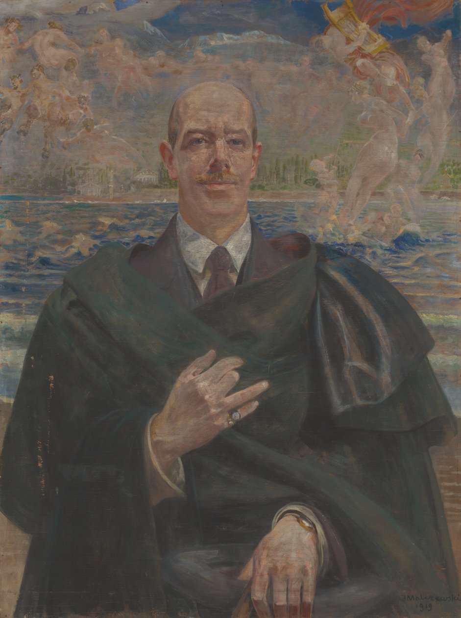 Portrét Alfreda Biesiadeckého od Jacek Malczewski