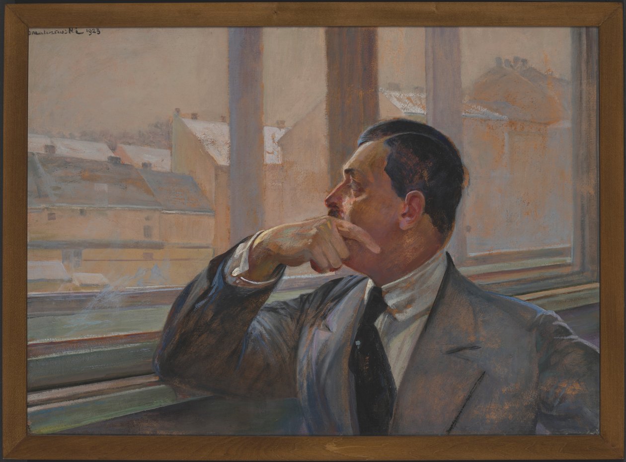 Portrét Mieczysława Gąseckého od Jacek Malczewski