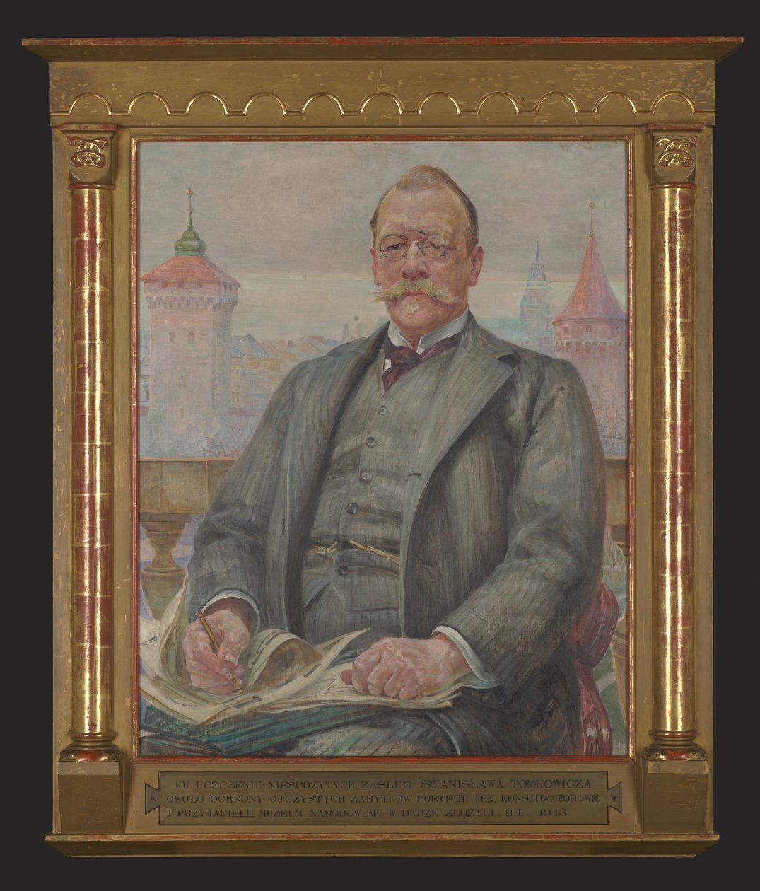 Portrét Stanisława Tomkowicze od Jacek Malczewski