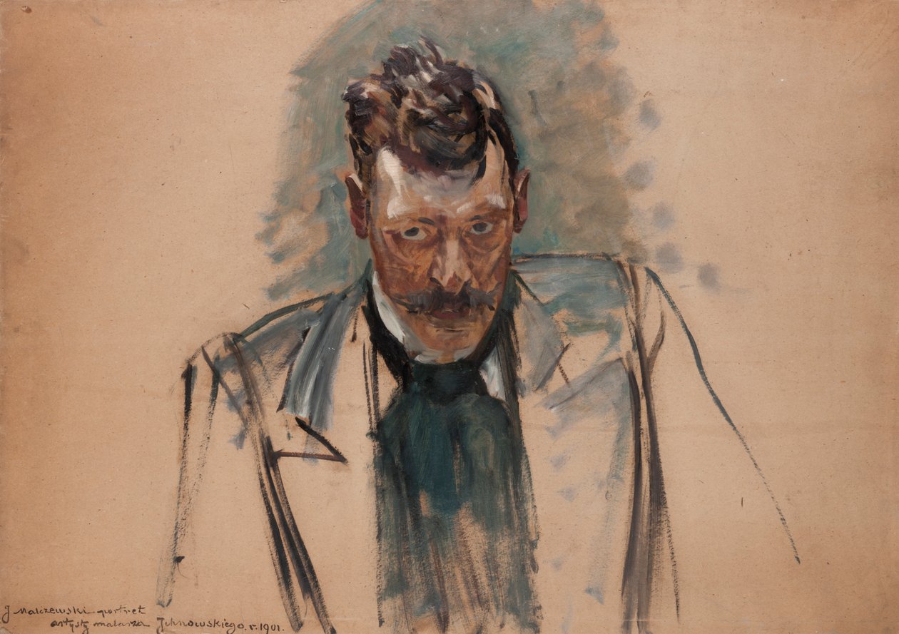 Portrét malíře Ichnowského od Jacek Malczewski