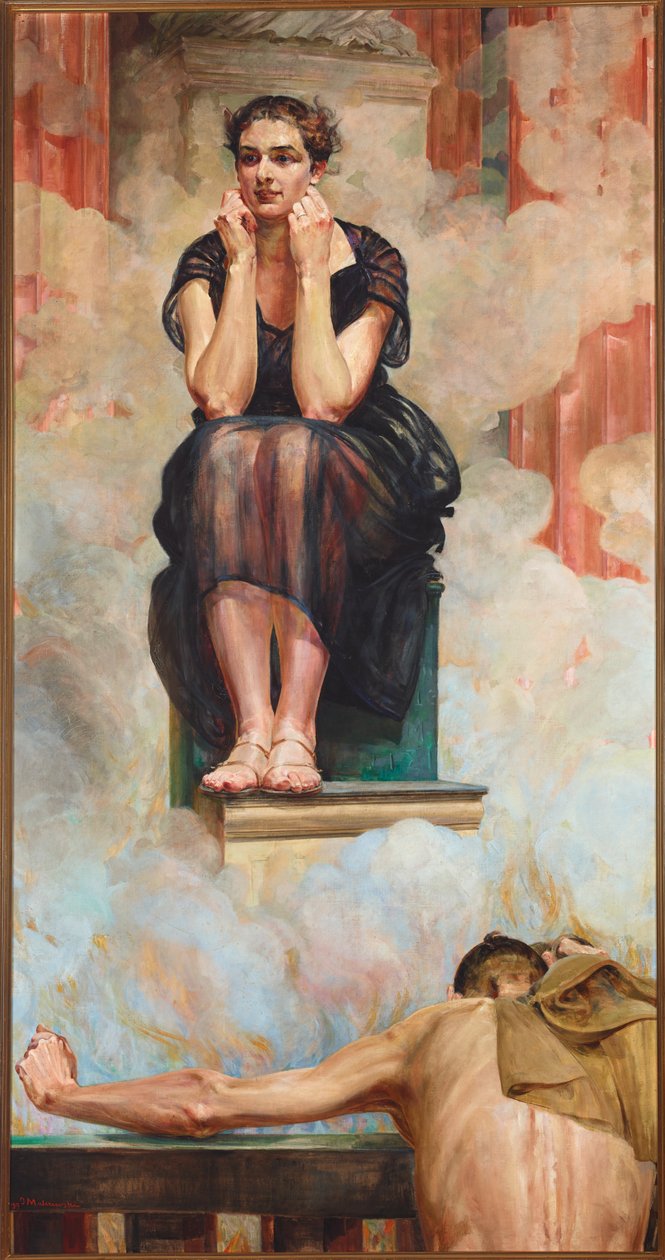 Pýthie od Jacek Malczewski