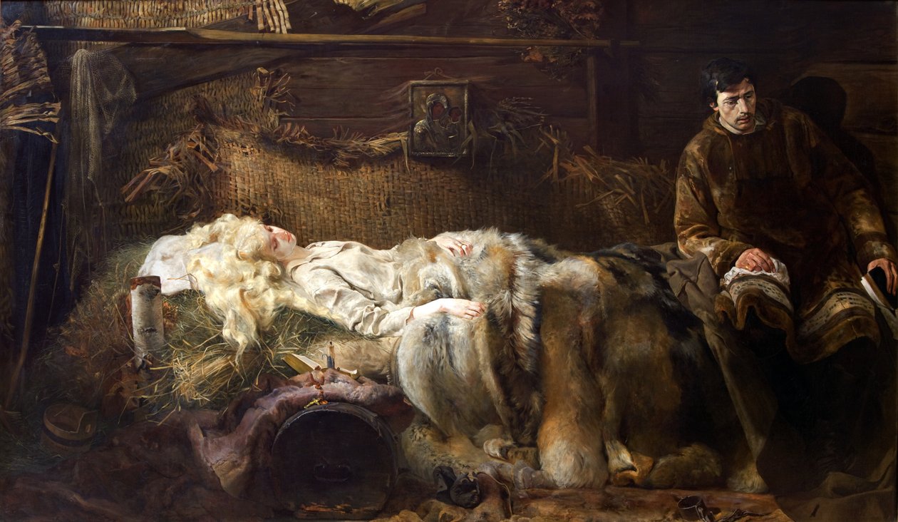 Ellenina smrt od Jacek Malczewski
