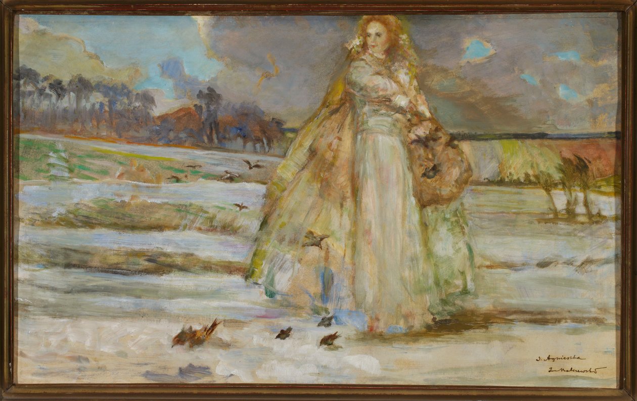 Svatá Anežka od Jacek Malczewski