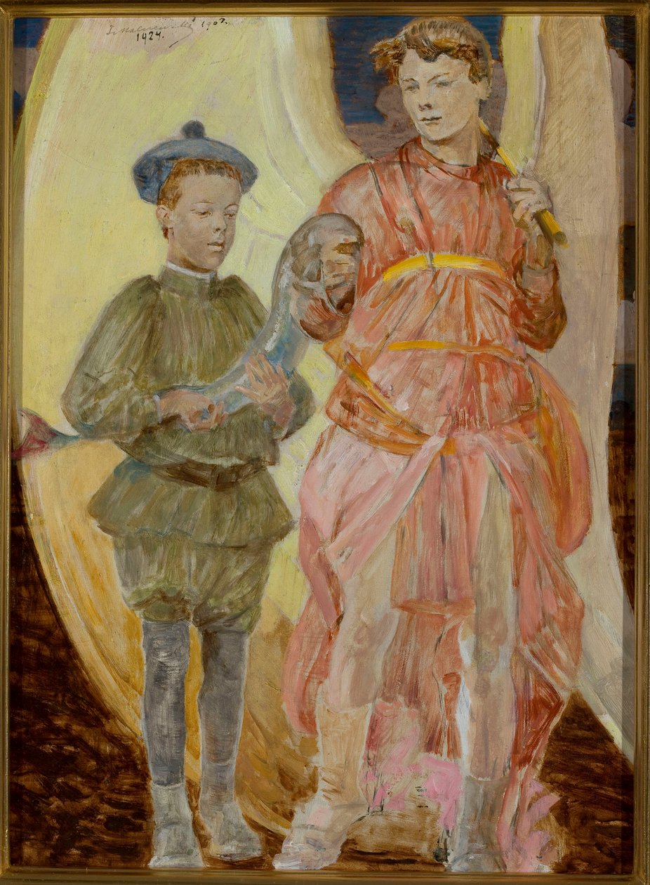 Tobiáš s andělem od Jacek Malczewski