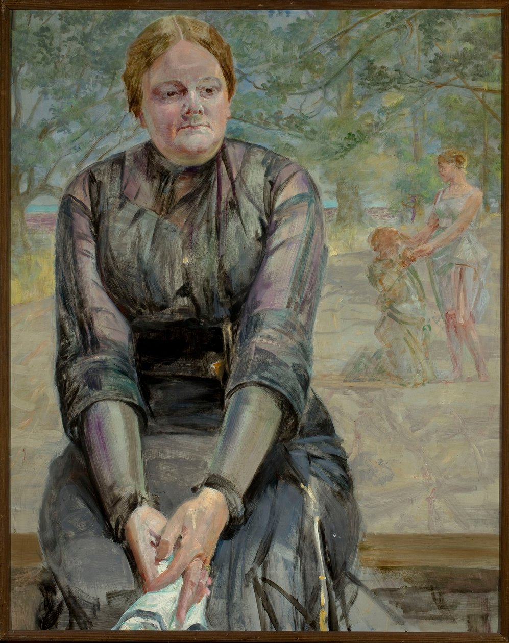 Zamyšlená – Portrét sestry Heleny Karczewské od Jacek Malczewski