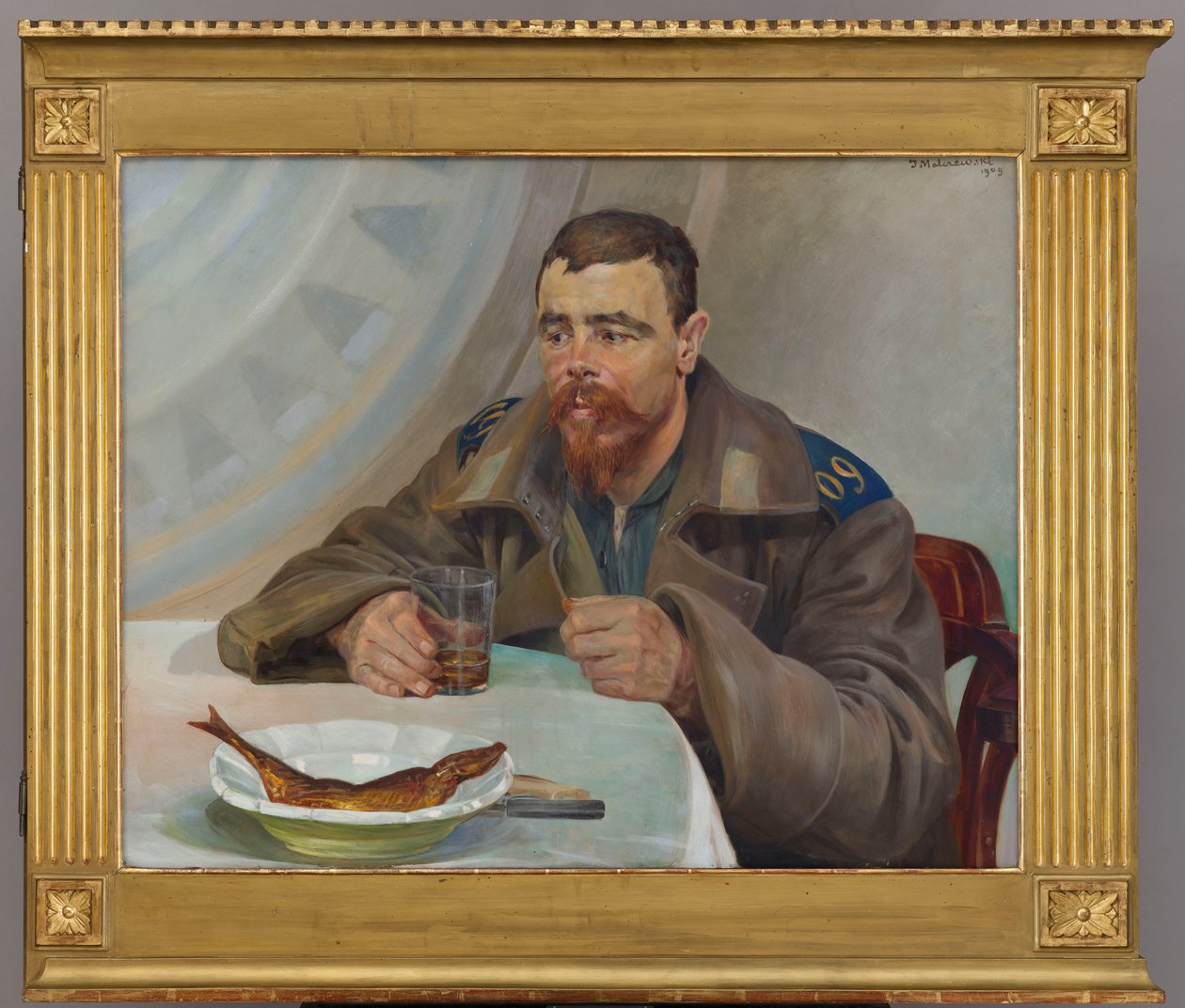 Vyhnanec - pravá část triptychu od Jacek Malczewski