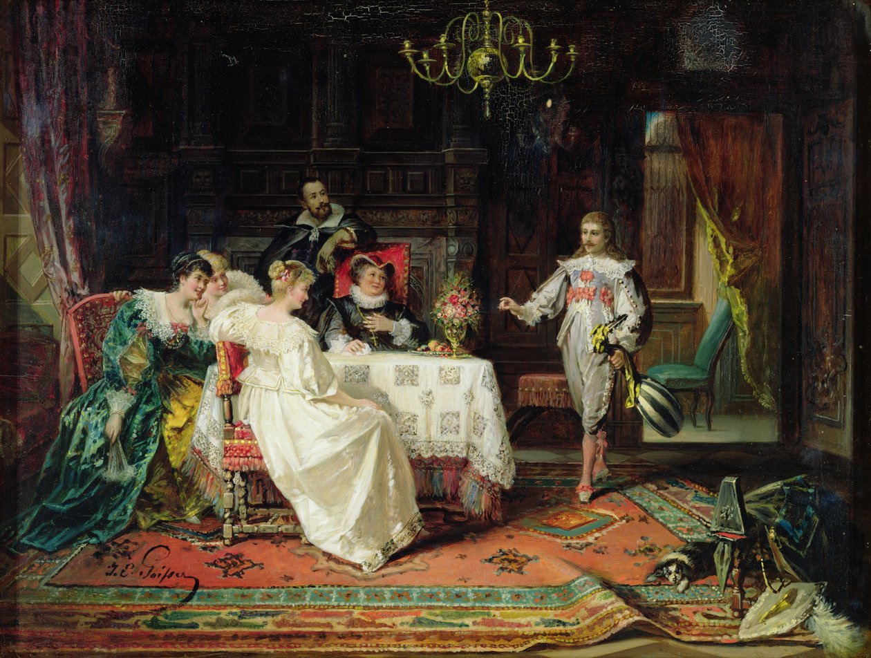 Trubadúrův vstup od Jacob Emmanuel Gaisser