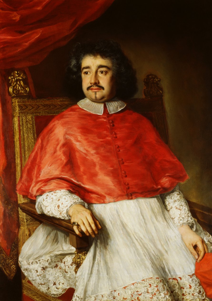 Portrét Flavia Chigiho od Jacob Ferdinand Voet