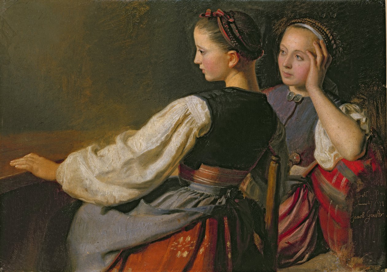 Dívka z Probsteieru, 1844 od Jacob Gensler