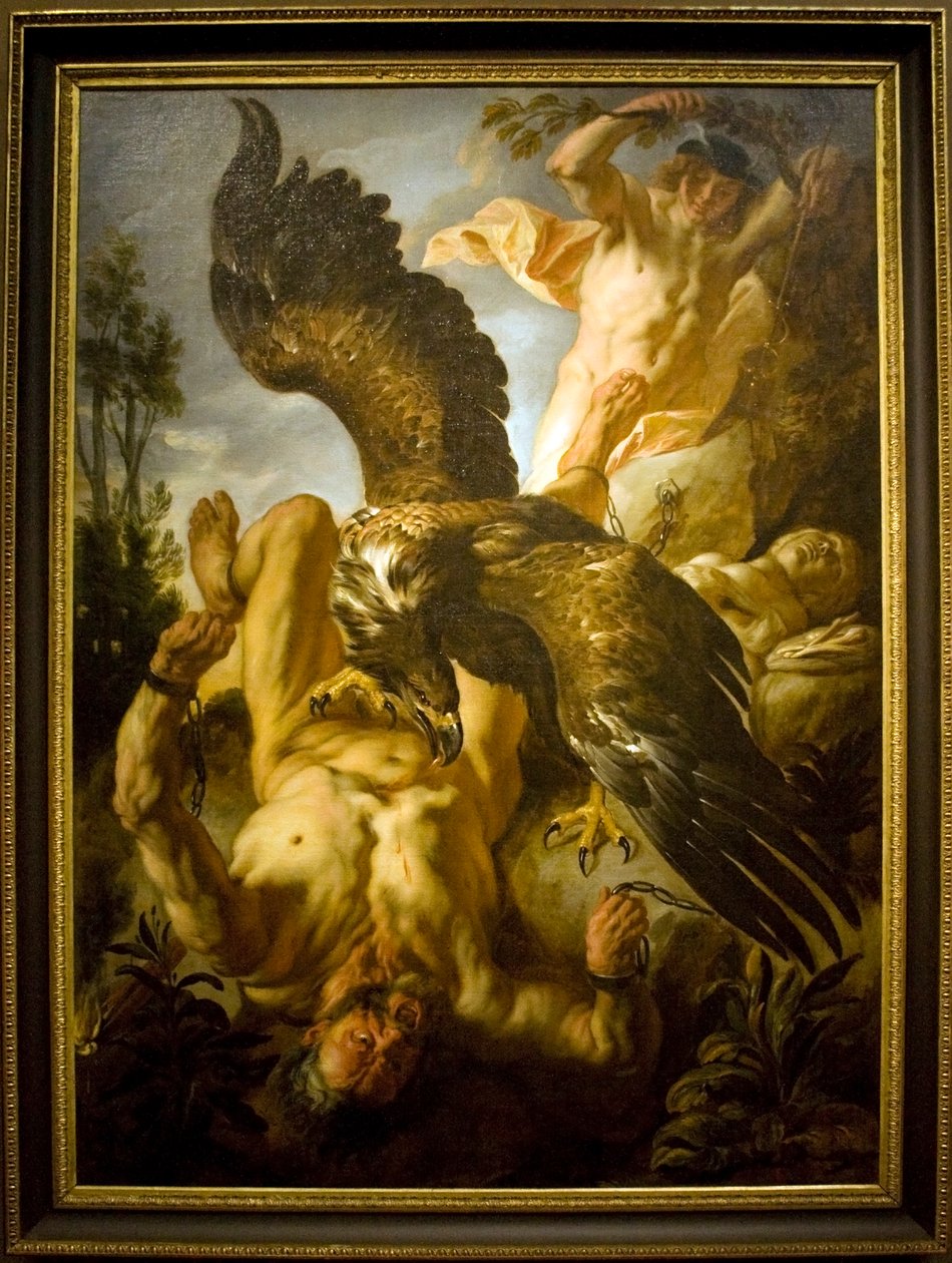 Zřetězený Prometheus od Jacob Jordaens