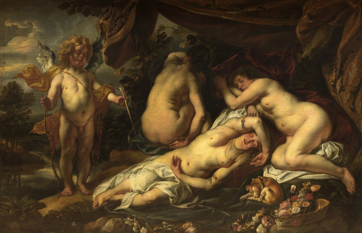 Amor a Psyche od Jacob Jordaens
