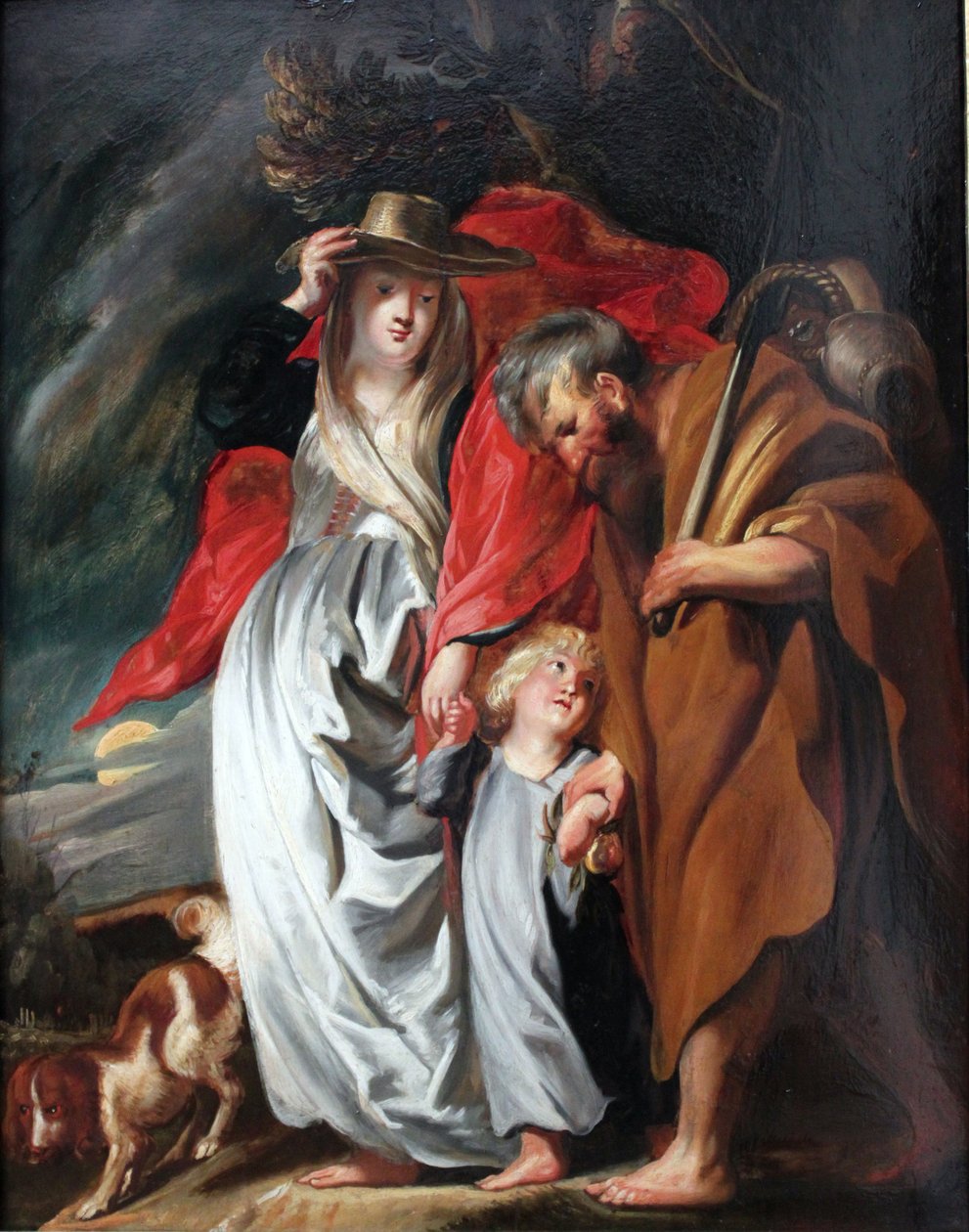 Návrat Svaté rodiny z Egypta od Jacob Jordaens