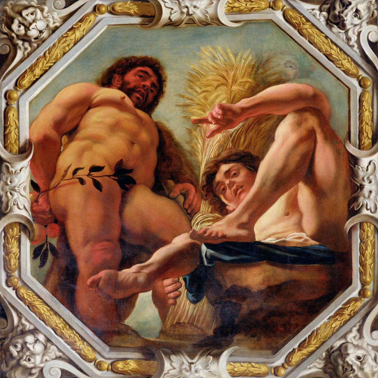 Leo, ze znamení zvěrokruhu (viz také 196701 až 196711) od Jacob Jordaens