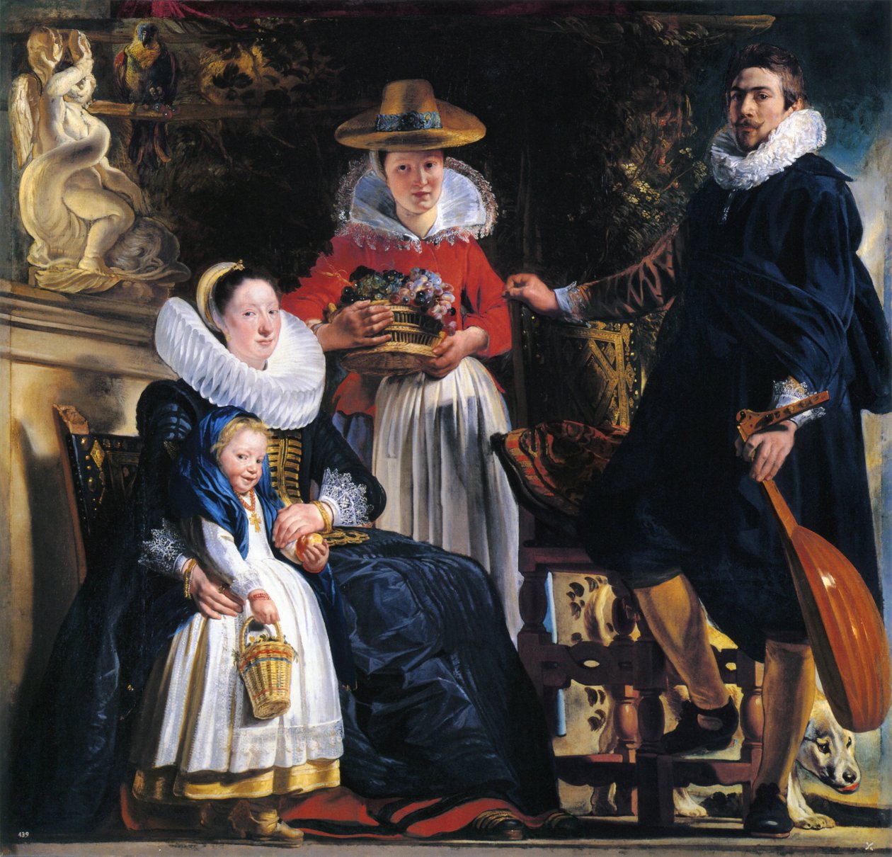 Rodina umělce od Jacob Jordaens