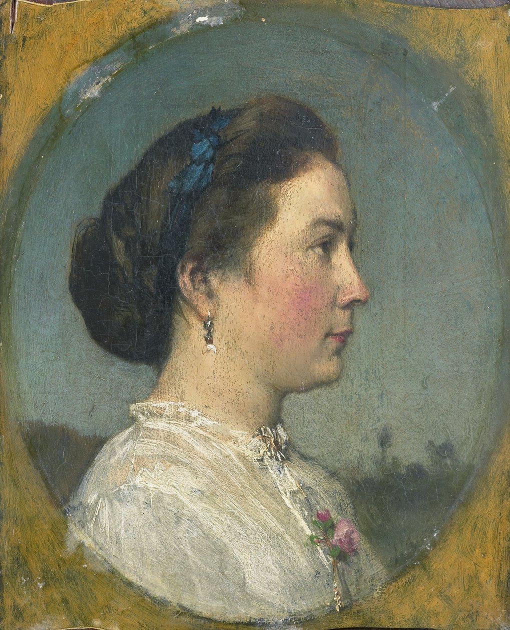 Catharina Hendrika Horn (1841-1905). Umělcova manželka od Jacob Henricus or Hendricus Maris