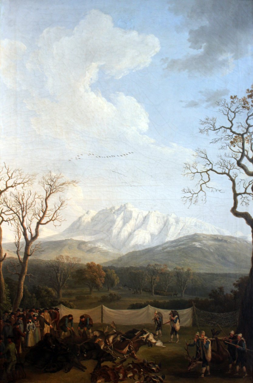Zima od Jacob Philippe Hackert