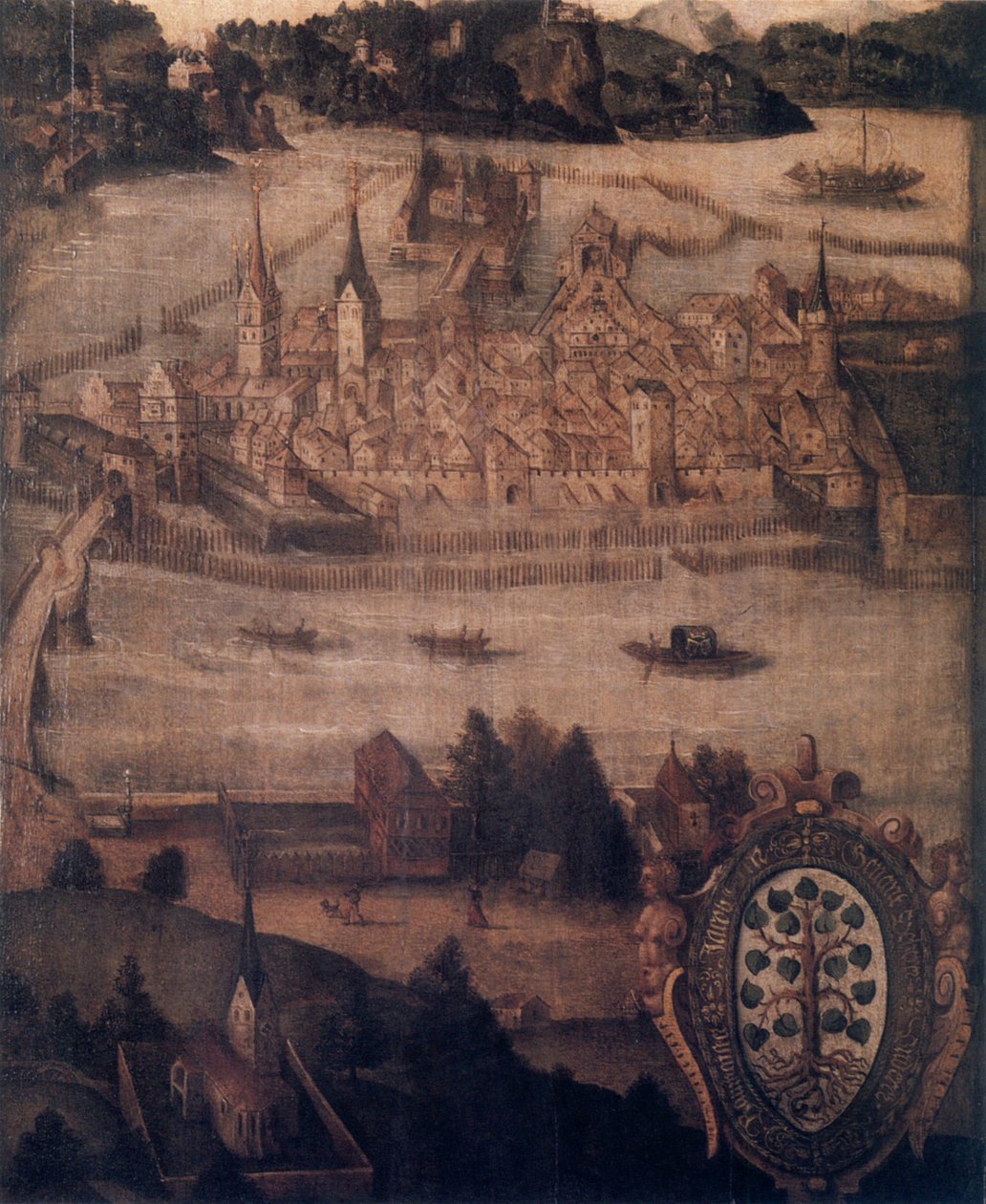 Pohled na město Lindau od Jacob U. M.