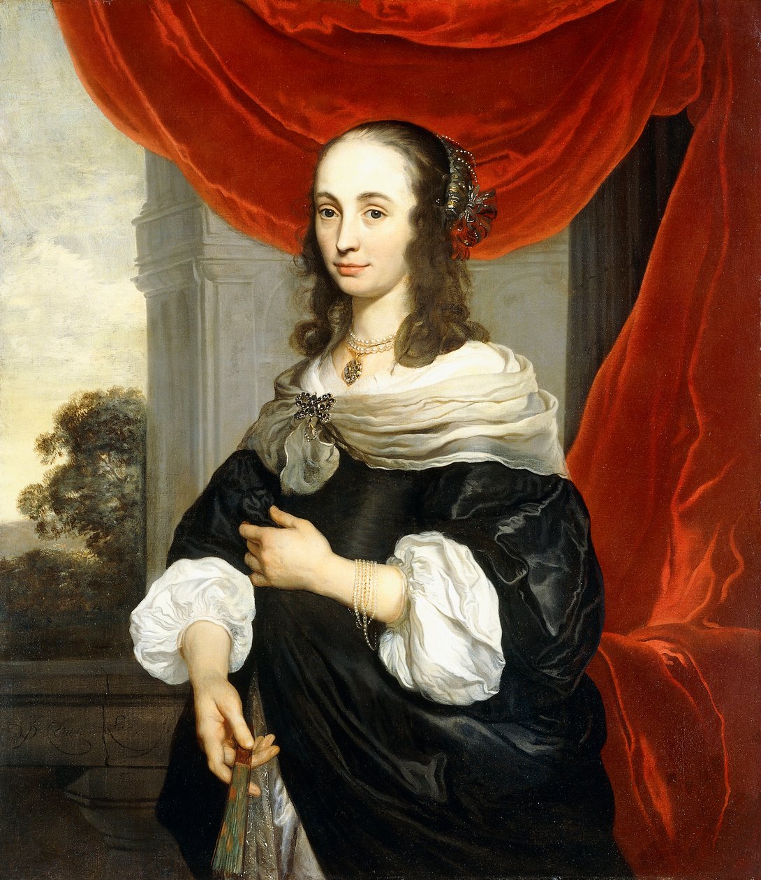 Portrét dámy od Jacob or Jacques van Loo