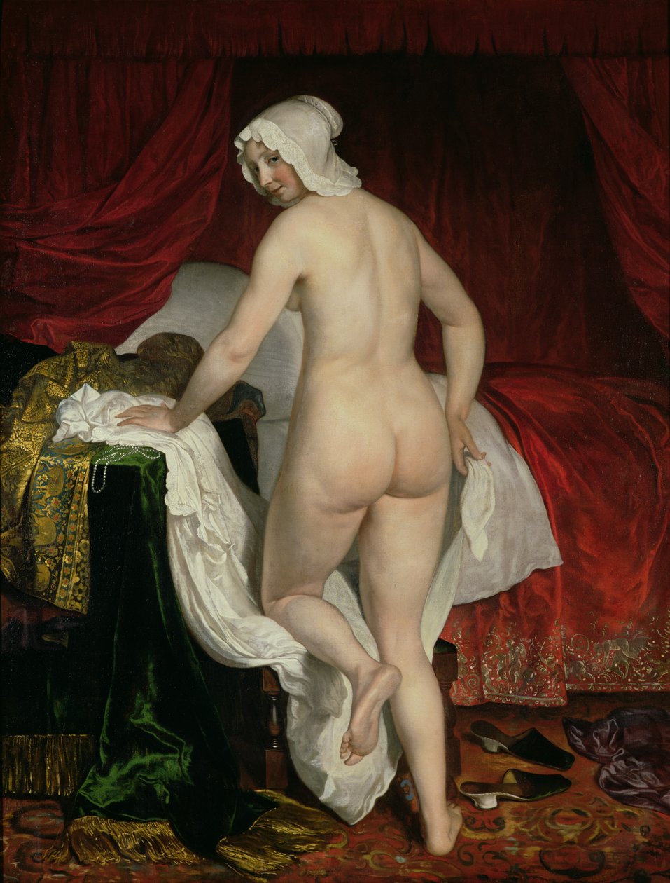 Mladá žena jde spát, kolem roku 1650 od Jacob or Jacques van Loo