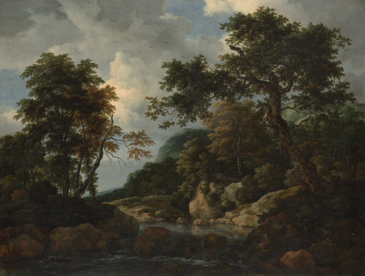 Lesní potok od Jacob van Ruisdael