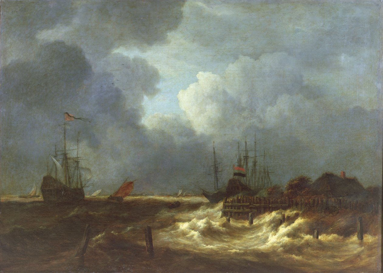 Bouře od Jacob van Ruisdael