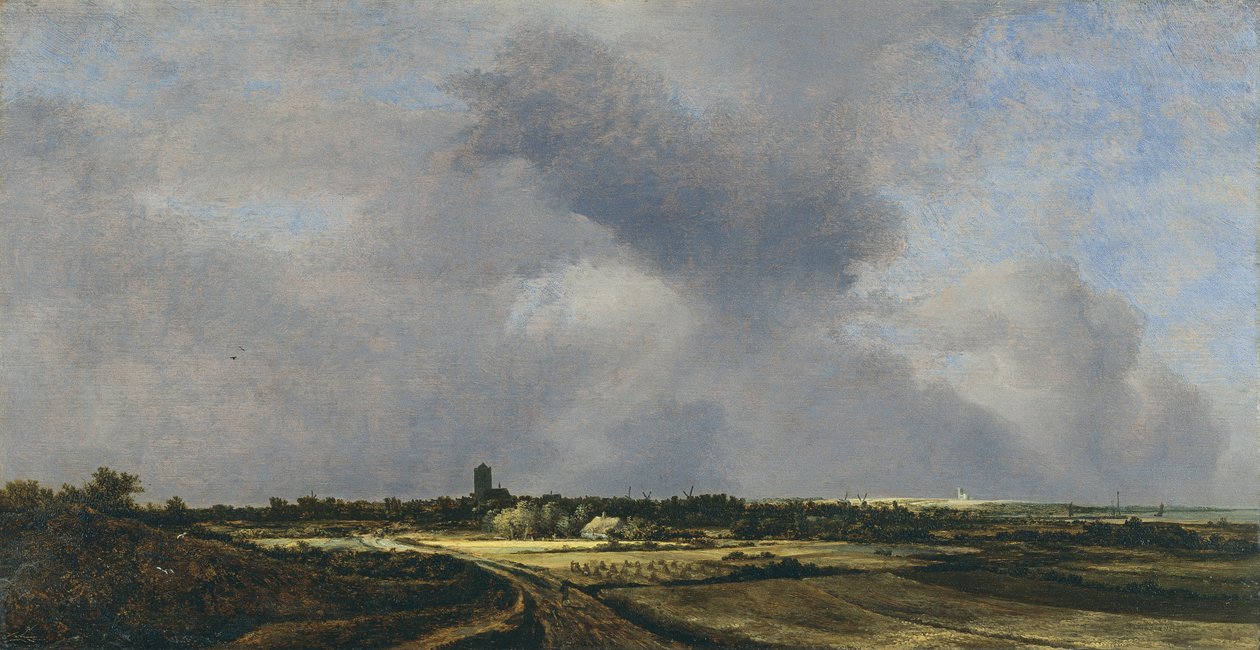 Pohled na Naarden od Jacob van Ruisdael