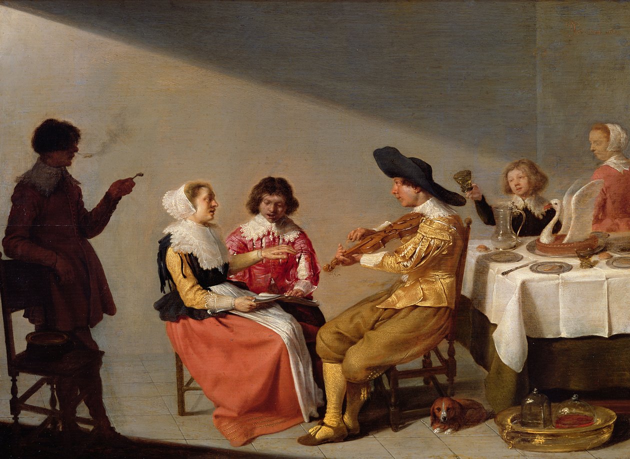 Hudební večírek, 1631 od Jacob van Velsen