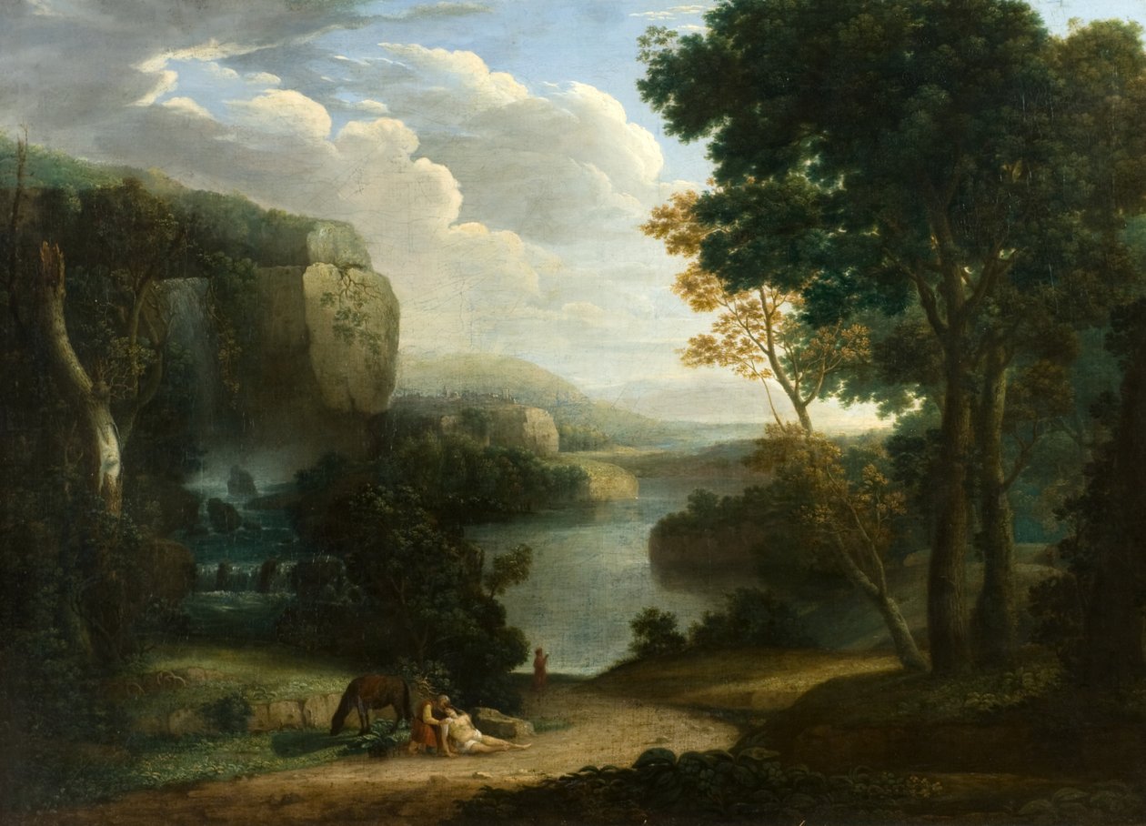 Dobrý Samaritán od Jacob (attr.to) More