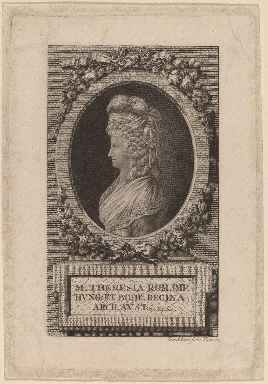 Marie-Thérèse, císařovna Svaté říše římské od Jacob Adam