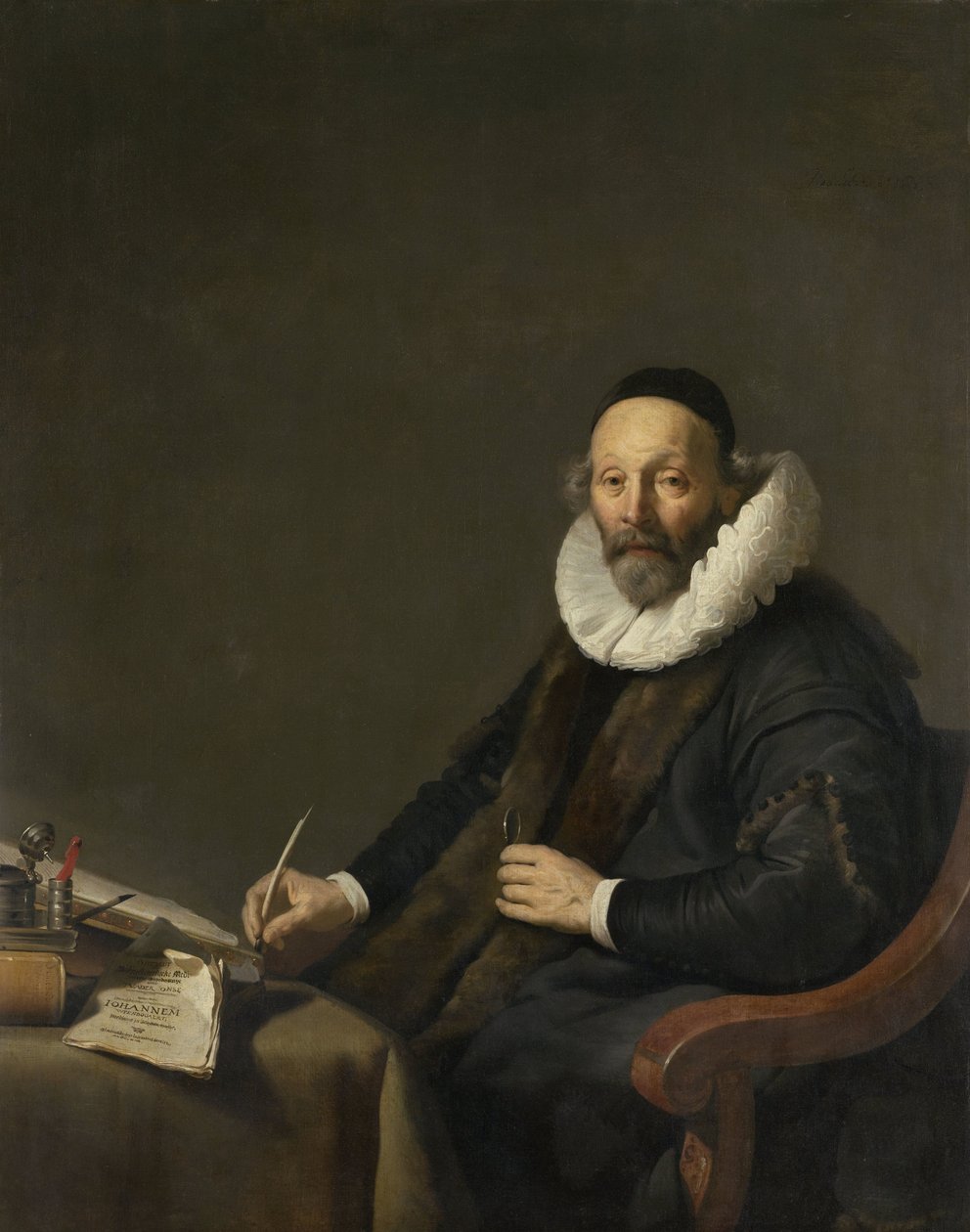 Johannes Wtenbogaert Johannes Wttenbogaert (1557-1644). Remonstrant ministr v Haagu od Jacob Adriaensz. Backer
