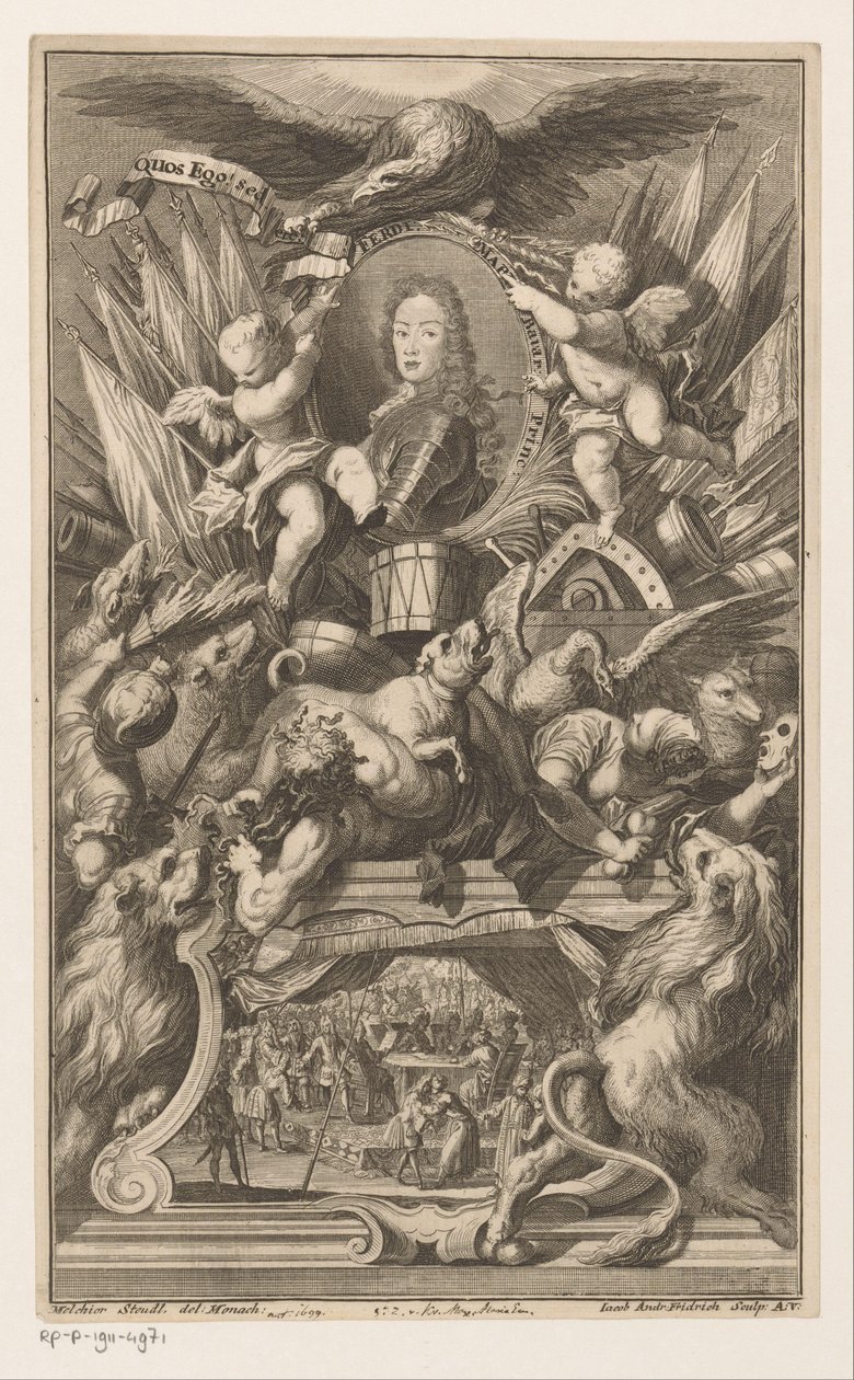Portrét Ferdinanda Bavorského od Jacob Andreas Fridrich (I)